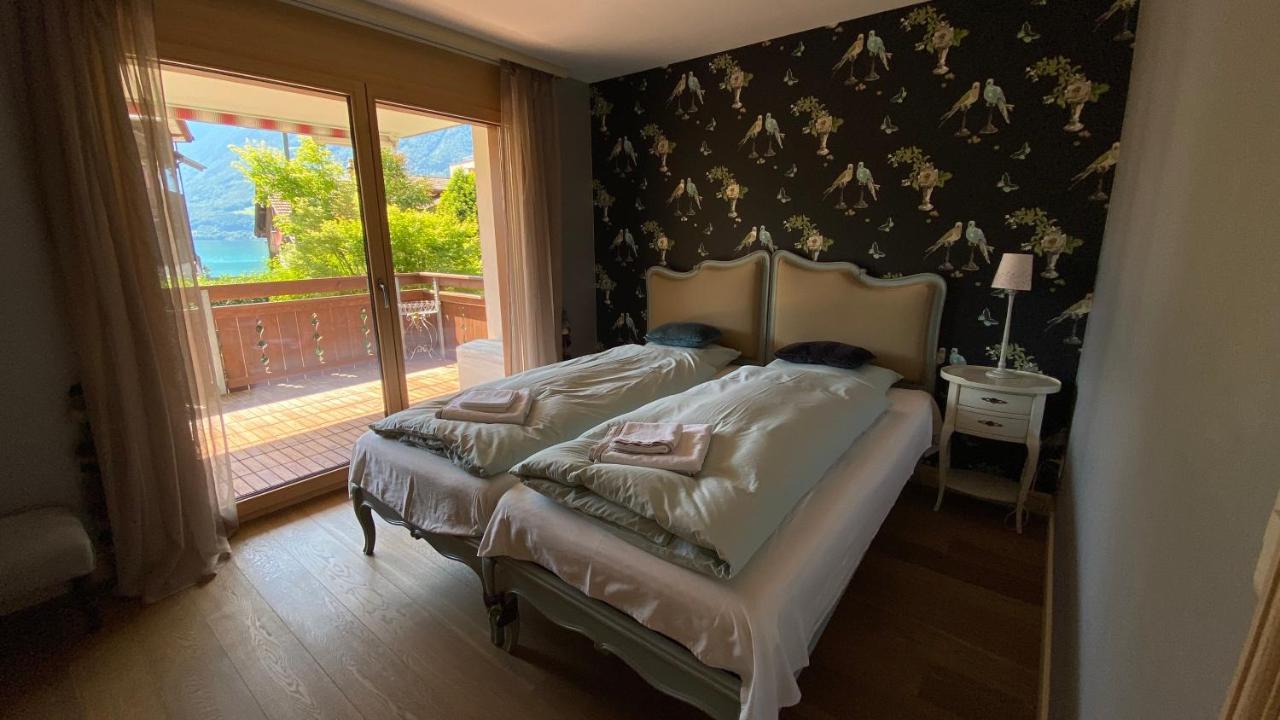 An Apartment In A Modern Swiss Chalet Iseltwald Zewnętrze zdjęcie